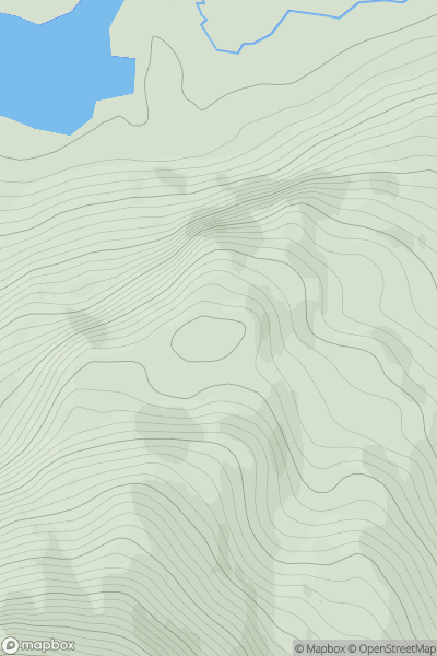 Thumbnail image for Creag Dhubh [Applecross to Achnasheen] showing contour plot for surrounding peak